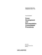 Department of the Army Pamphlet DA PAM 71-32 Force Development and Documentation Consolidated Procedures March 2019