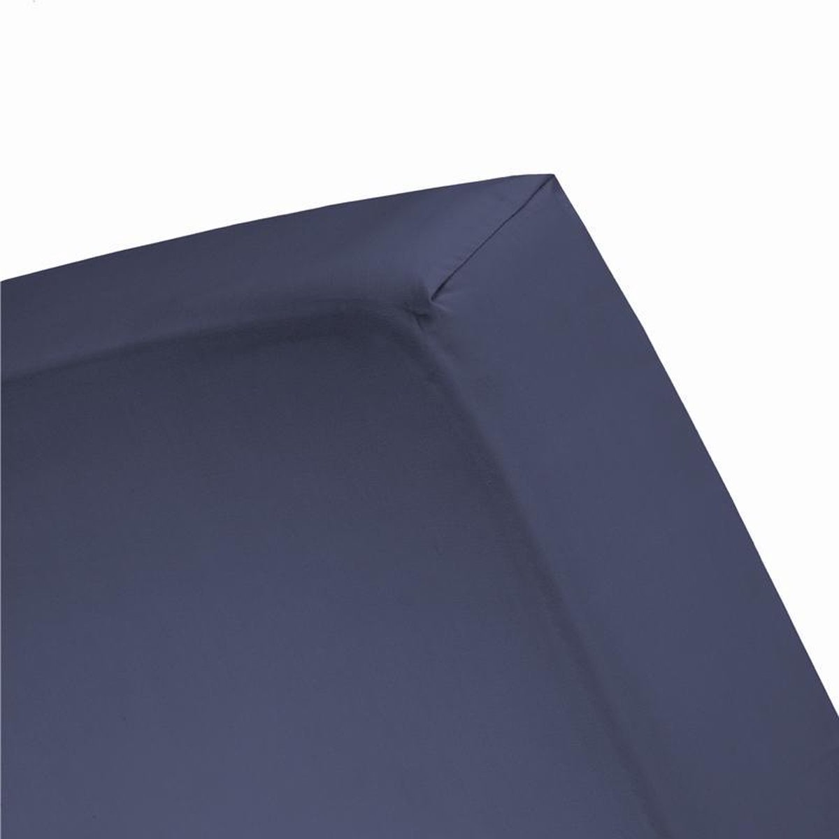 Damai - Hoeslaken (tot 25 cm) - Double Jersey - 80/90 x 200/210/220 - 100 x 200 cm - Dark blue