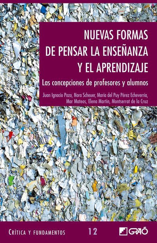 CRITICA Y FUNDAMENTOS 12 - Nuevas formas de pensar la enseñ ... - cover