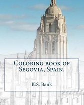Coloring Book of Segovia, Spain.