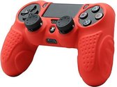PS4 Controller Hoes Silicone - Playstation 4 Controller Silicone Skin - Rood