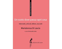 Un vuoto dove passa ogni cosa. Interventi, articoli, lettere, racconti