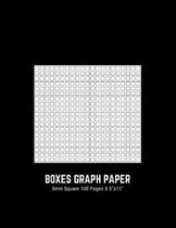 Boxes Graph Paper 5mm Square 100 Pages 8.5 x11