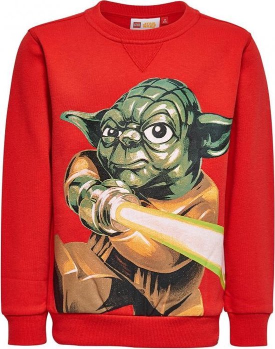 Legowear rode jongens sweater skeet Star wars Yoda - Maat 152 | bol