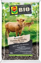 COMPO Bio Koemest - 100% natuurlijk - voor sier- en moestuin - verbetert de bodem - zak 10 L