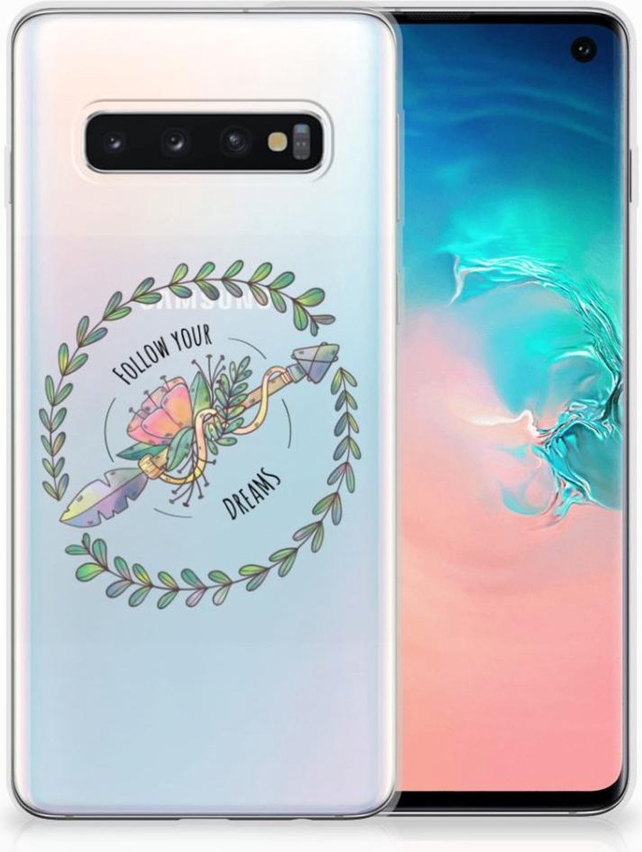 Samsung Galaxy S10 Telefoonhoesje met Naam Boho Dreams