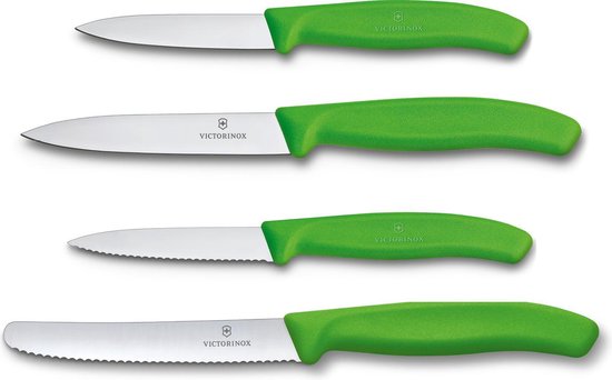 Victorinox Swiss Classic Keukenset - 4-delig - Groen - RVS