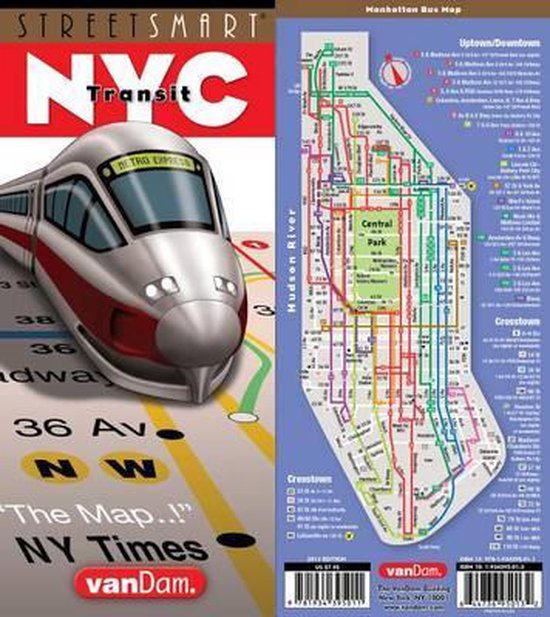 Vandam Streetsmart Map New York City Metro Transit - cover