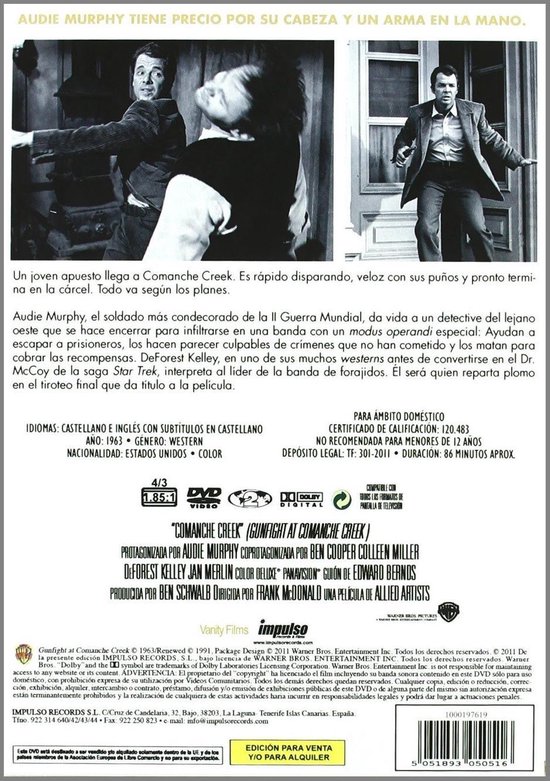 Bol Com Gunfight At Comanche Creek Dvd Dvd S