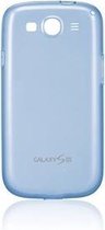 Samsung cover - blauw transparant - voor Samsung I9300 Galaxy SIII