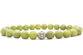 Beaddhism - Armband - Jade - Gosha - 8 mm - 19 cm