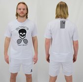 Bones Sportswear Cotton Unisex T-shirt White maat L