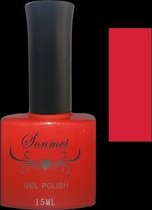 Glow in the Dark Gel Nagellak Helder Rood