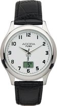 Radio controlled heren horloge met leren band van het merk Adora -AF7137