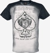 Officieel gelicenseerd - Alchemy - T-Shirt 'Skull Label' - Heren - M
