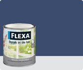 Flexa Strak In De Lak - Zijdeglans - Nachtblauw - 750 ml