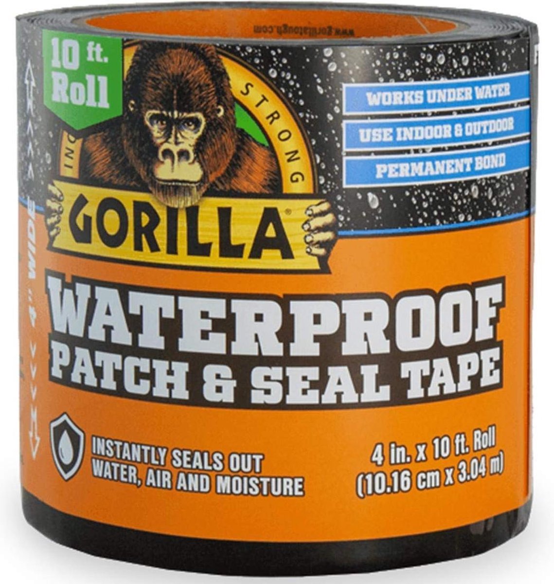Groen bloed Doorzichtig Gorilla Waterbestendige Patch & Seal Tape Hecht zelfs Onder Water 3 meter  lang 10 cm... | bol.com
