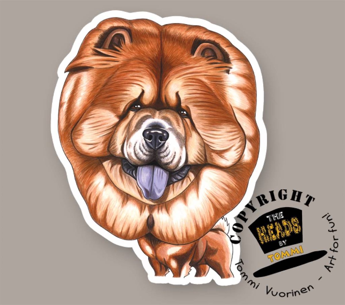 Magneet Hond Chow Chow