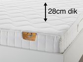 Luxe Stevig Matras 1200 micro veren 28cm dik - 80x200cm