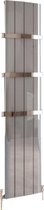 Design radiator verticaal aluminium Gepolijst aluminium 180x37,5cm1226 watt- Eastbrook Peretti