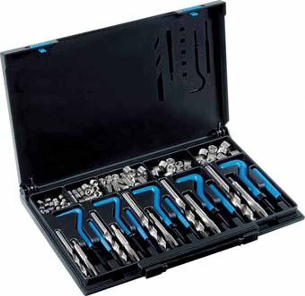 Schroefdraad-reparatie-set M6-M14 In kunststof cassette V-COIL