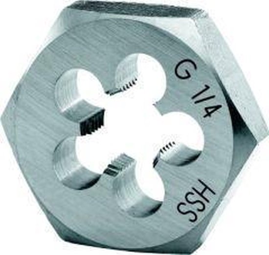 Zeskant-snijplaat HSS DIN 382 G 1/23 FORMAT