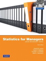 Statistics For Managers Using Ms Excel
