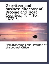 Gazetteer and Business Directory of Broome and Tioga Counties, N. Y. for 1872-3