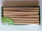 rietjes van echt bamboe - 25 stuks