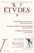 Revue Etudes - Etudes Mai 2013