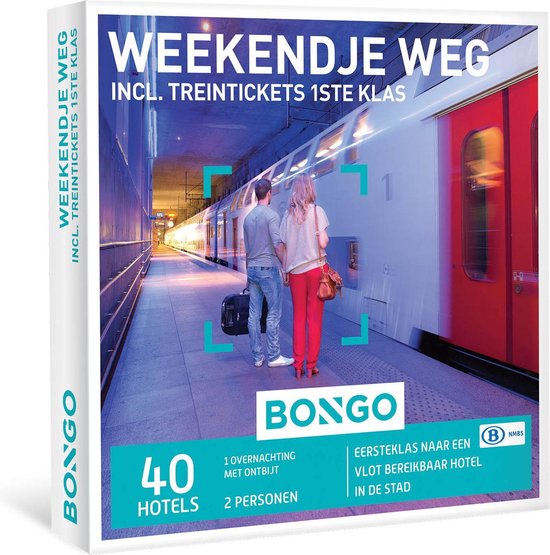 Weekendje incl. treintickets 1ste klas - Bongo Bon |
