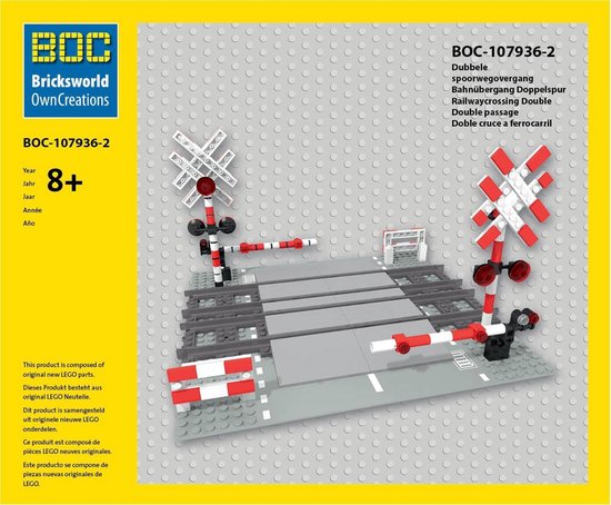 periode verhoging bedriegen Dubbele Spoorwegovergang / Lego Designs By BOC | bol.com