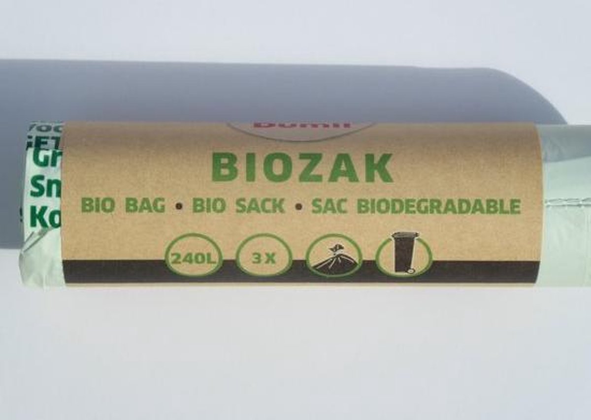 Bio Bag - biozak 240 liter - 115 x cm - 5 rollen = zakken | bol.com