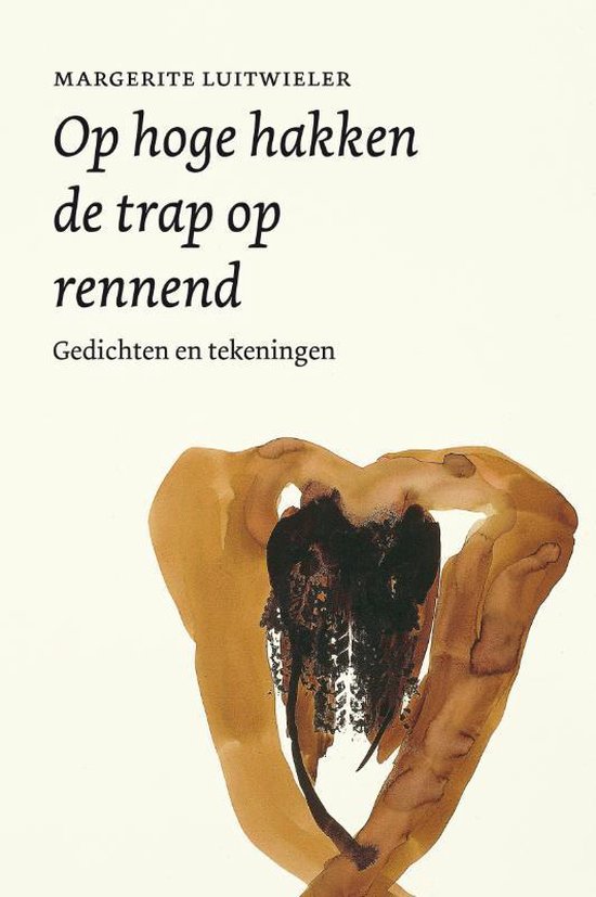 Cover van het boek 'Op hoge hakken de trap op rennend'