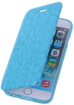 TPU Turquoise iPhone 6 bookcase Telefoonhoesje Lijn Motief