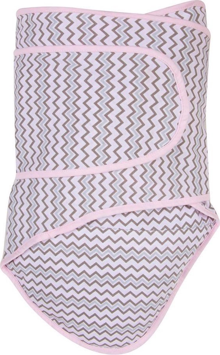 Miracle blanket - Inbakerdoek - Pink chevron