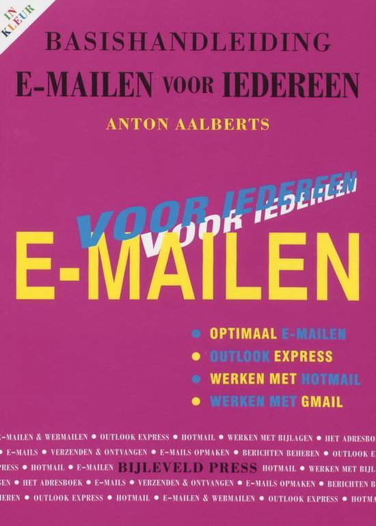 Cover van het boek 'Basishandleiding E-mailen voor iedereen'