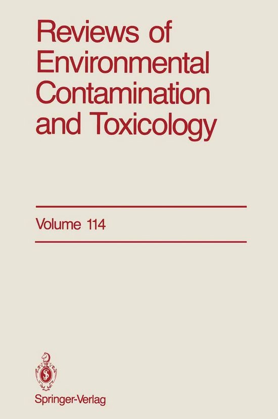 Reviews of Environmental Contamination and Toxicology 114 -  ... - cover