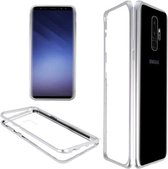 Zilver Transparant Magnetisch Back Cover voor Galaxy S9 Plus