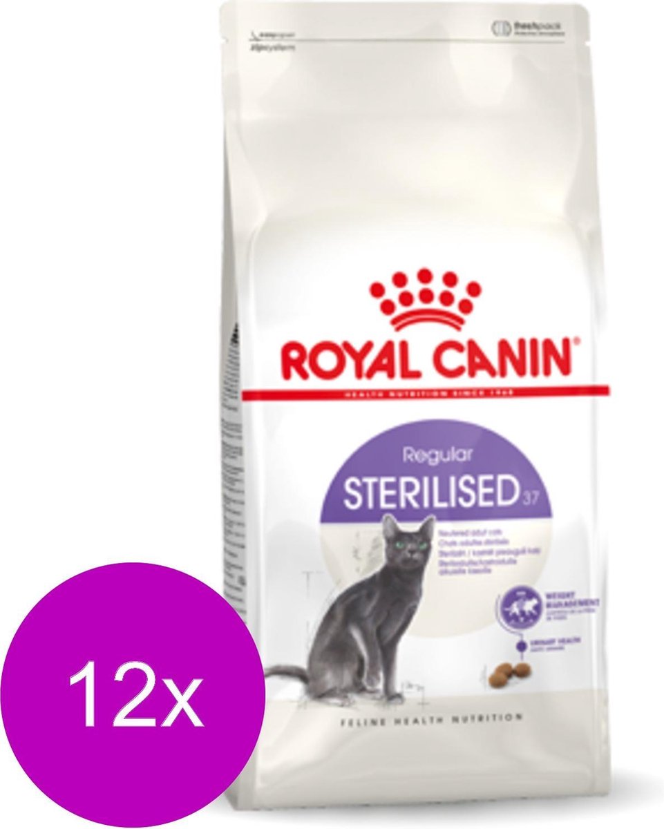 Royal Canin Royal Canin Sterilised - Kattenvoer Brokjes - 12 x 400 g