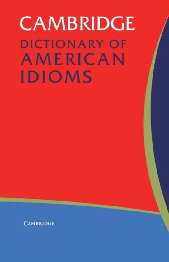 Cambridge Dictionary of American Idioms 9780521532716 Boeken