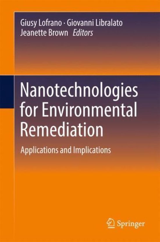 Nanotechnologies for Environmental Remediation - cover