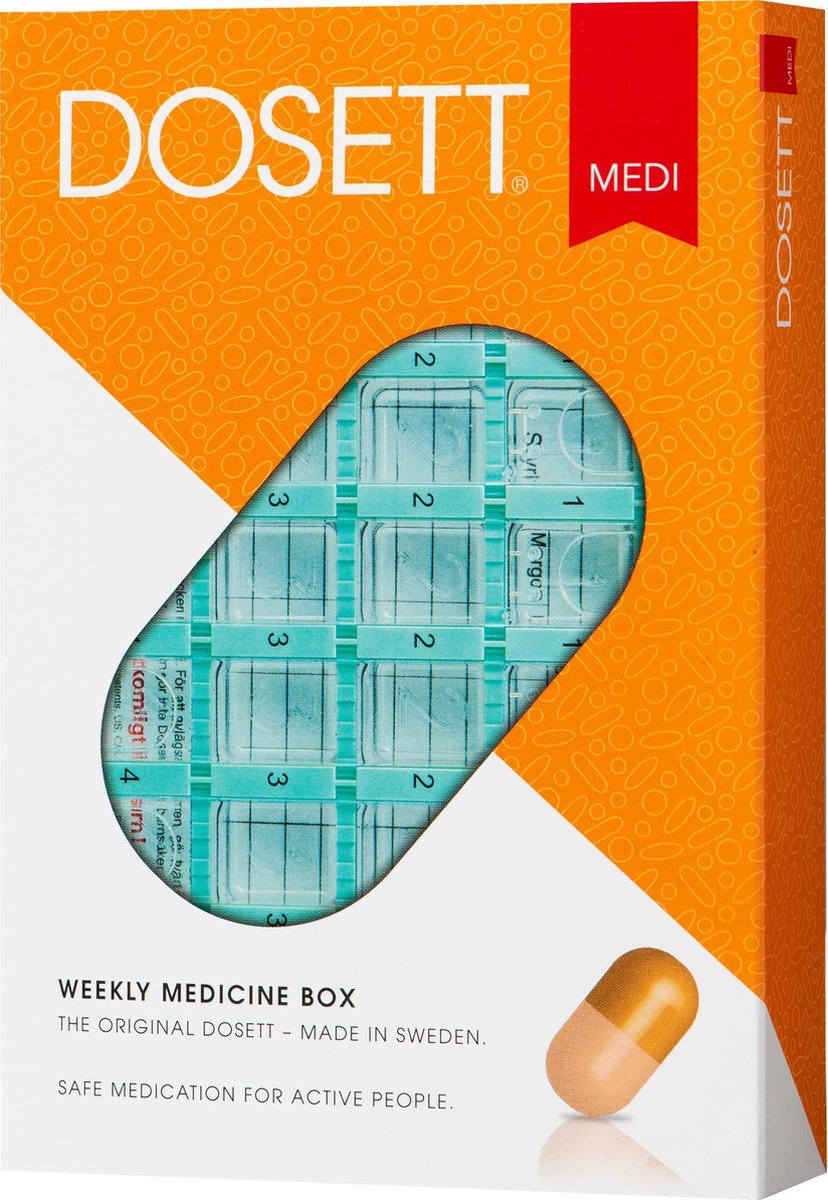 Dosett Medicator Dos Box - Medicijndoos voor 7 dagen - Pillendoosje |  bol.com