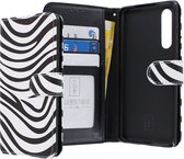 Huawei P30 hoesje - CaseBoutique - Zebra print - Kunstleer