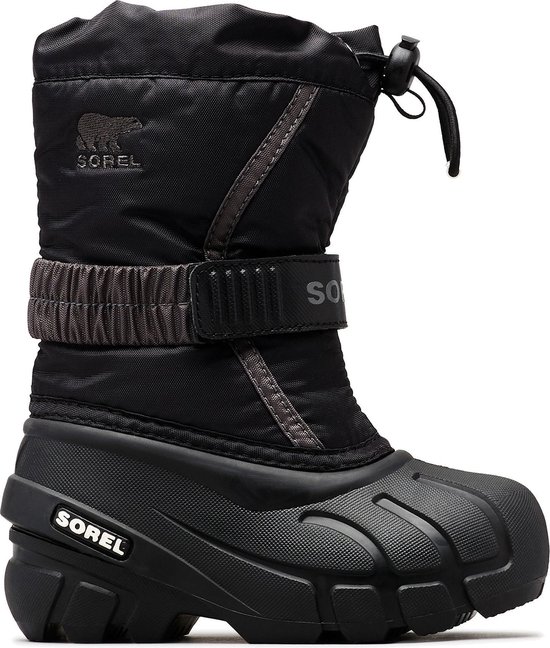 Sorel Flurry Snowboots Junior Snowboots - Maat 27 - Unisex - zwart/grijs |  bol.com