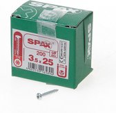 Spax Spaanplaat CK Verzinkt Torx 3.5 x 25 (200)