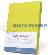 Bella Donna Eenpersoons Hoeslaken Jersey - Kiwi 90/190-100/220