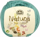 DMC Natura Just Cotton N25 Aguamarina. PAK MET 10 BOLLEN a 50 GRAM. KL.NUM. 37.