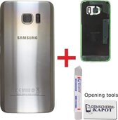 Voor Samsung Galaxy s7 achterkant reparatie set - zilver