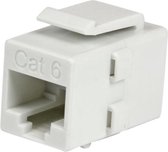 StarTech.com Witte Cat 6 RJ45 Keystone jack-netwerkkoppeling F/F